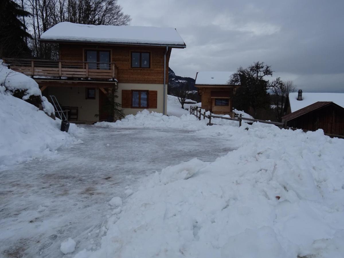 Mont-Saxonnex Chalet Neuf 6 Personnes מראה חיצוני תמונה